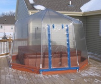 Spa Hot Tub Enclosure