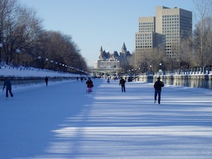 ottawa winter river skating